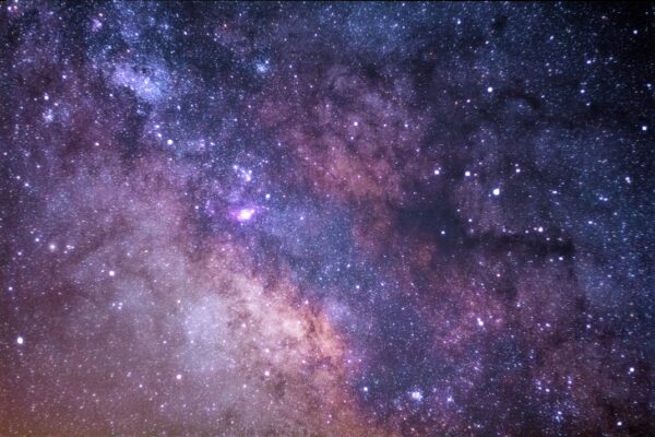 The stars and galaxy as seen from Rocky Mountain National Park