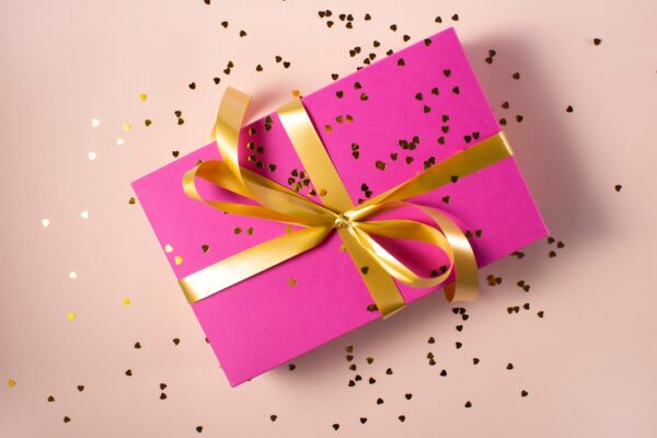 wrapped gift box